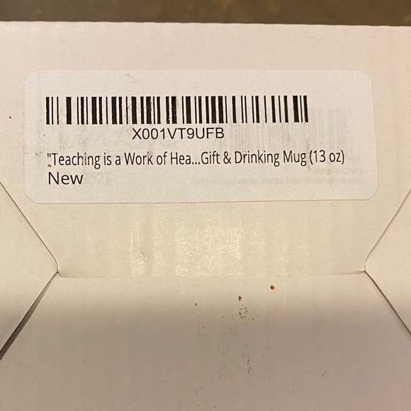💐”Teaching is a work of the heart” Mug NWT - Picture 10 of 10